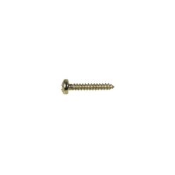   TS-15-M Boston  screw, 2,2x9,5mm, 12pcs, dome head, tapping, for tuners, brass