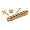 Ti-103B-GG Gotoh  bridge for e-guitar, "tune-o-matic"  thumbwheel spacing 74,0mm, titanium saddles, gold