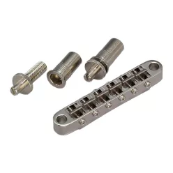   Ti-103B-T-N Gotoh  bridge for e-guitar, "tune-o-matic" stud spacing 74,0mm, titanium saddles, nickel