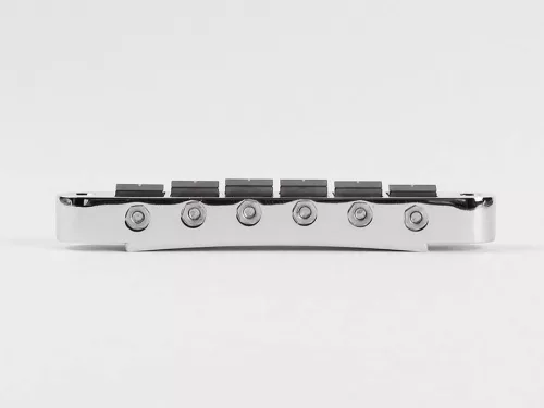 Ti-103B-T-N Gotoh  bridge for e-guitar, "tune-o-matic" stud spacing 74,0mm, titanium saddles, nickel
