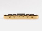 Ti-103B-TGG Gotoh  bridge for e-guitar, "tune-o-matic" stud spacing 74,0mm, titanium saddles, gold