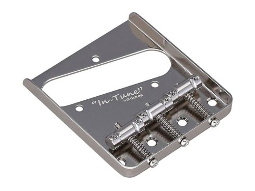 Ti-TC1S Gotoh  bridge for e-guitar, Teaser, pitch 10,8mm, titanium "In-tune" saddles, nickel