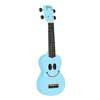 U-SMILE LBU Mahalo Smiley Series soprano ukulele, light blue, with bag