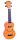 U-SMILE OR Mahalo Smiley Series soprano ukulele, orange, with bag