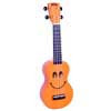 U-SMILE OR Mahalo Smiley Series soprano ukulele, orange, with bag