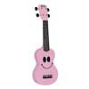 U-SMILE PK Mahalo Smiley Series soprano ukulele, pink, with bag