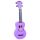 U-SMILE PP Mahalo Smiley Series soprano ukulele, purple, with bag