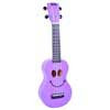 U-SMILE PP Mahalo Smiley Series soprano ukulele, purple, with bag