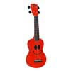 U-SMILE RD Mahalo Smiley Series soprano ukulele, red, with bag