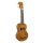 U-SMILE TBR Mahalo Smiley Series soprano ukulele, transparent brown, with bag