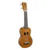 U-SMILE TBR Mahalo Smiley Series soprano ukulele, transparent brown, with bag