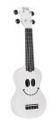 U-SMILE WT Mahalo Smiley Series soprano ukulele, white, with bag