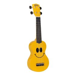   U-SMILE YW Mahalo Smiley Series soprano ukulele, yellow, with bag