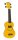 U-SMILE YW Mahalo Smiley Series soprano ukulele, yellow, with bag