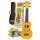 U-SMILE YWK Mahalo Smiley Series soprano ukulele pack SMILE, yellow, with essentials accessory pack