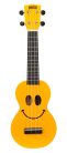 U-SMILE YWK Mahalo Smiley Series soprano ukulele pack SMILE, yellow, with essentials accessory pack