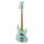 U5 A4/MT Sire Basses U Series Marcus Miller alder with flamed maple top 4- string short scale passive bass guitar mint green