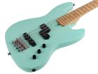 U5 A4/MT Sire Basses U Series Marcus Miller alder with flamed maple top 4- string short scale passive bass guitar mint green