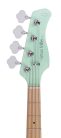 U5 A4/MT Sire Basses U Series Marcus Miller alder with flamed maple top 4- string short scale passive bass guitar mint green