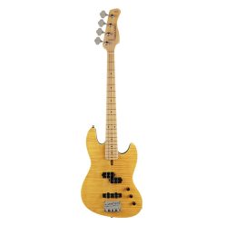   U5 A4/NT Sire Basses U Series Marcus Miller alder with flamed maple top 4- string short scale passive bass guitar natural