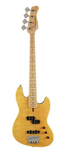 U5 A4/NT Sire Basses U Series Marcus Miller alder with flamed maple top 4- string short scale passive bass guitar natural