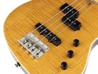 U5 A4/NT Sire Basses U Series Marcus Miller alder with flamed maple top 4- string short scale passive bass guitar natural