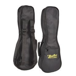   UK-10 Boston  bag for soprano ukulele, 10 mm. padded nylon, black