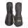 UK-10 Boston  bag for soprano ukulele, 10 mm. padded nylon, black