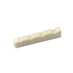   UKBB-001 Korala Performer Series original replacement part, bone nut for bass ukulele, 45x3,5mm, 6 pieces