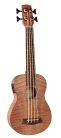 UKBB-310-E Korala Performer Series bass ukulele, all flamed okoume top, guitar machine heads, tuner and EQ