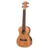 UKC-310-LE Korala Performer Series concert ukulele, lefthand, all flamed okoume, guitar machine heads, Fishman 201 EQ