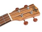 UKC-510 Korala Performer Series concert ukulele, all zebrano, open guitar machine heads