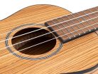 UKC-510 Korala Performer Series concert ukulele, all zebrano, open guitar machine heads