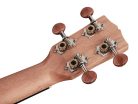 UKC-850 Korala Performer Series concert ukulele, solid spruce top, spalted maple back and sides, open guitar machine heads