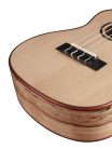 UKC-850 Korala Performer Series concert ukulele, solid spruce top, spalted maple back and sides, open guitar machine heads