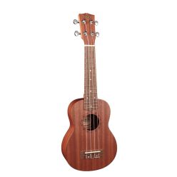   UKS-110 Korala Performer Series soprano ukulele, all sapele, with guitar machine heads