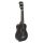 UKS-15-BK Korala  soprano ukulele with guitar machine heads, black