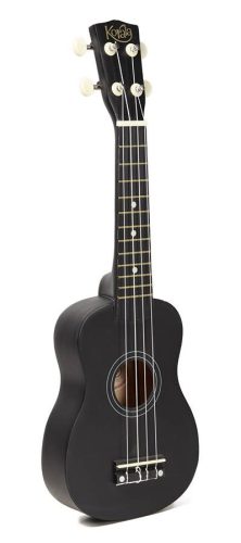 UKS-15-BK Korala  soprano ukulele with guitar machine heads, black