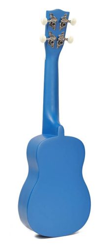 Korala UKS-15-BU Sopran-Ukulele mit Gitarrenmechaniken, Blau