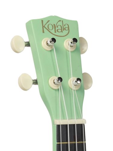 Korala UKS-15-GN Sopran-Ukulele mit Gitarrenmechaniken, Grün