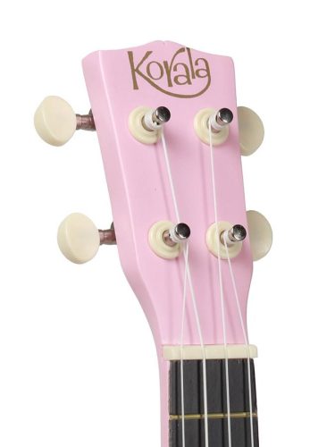 Korala UKS-15-PK Sopran-Ukulele mit Gitarrenmechaniken, Rosa