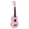 Korala UKS-15-PK Sopran-Ukulele mit Gitarrenmechaniken, Rosa