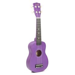   UKS-15-PU Korala  soprano ukulele with guitar machine heads, purple