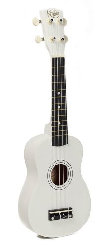 UKS-15-WH Korala  soprano ukulele with guitar machine heads, white