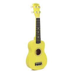   UKS-15-YE Korala  soprano ukulele with guitar machine heads, yellow