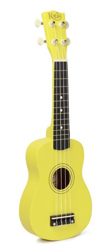 UKS-15-YE Korala  soprano ukulele with guitar machine heads, yellow