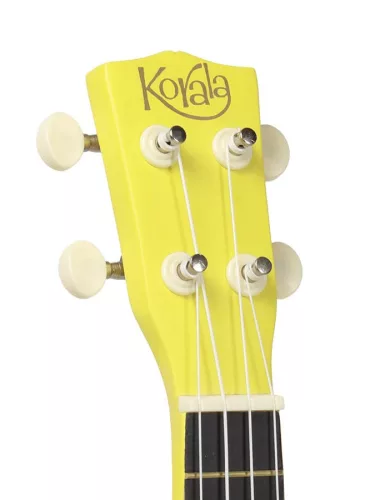 Korala UKS-15-YE Ukulele Sopran cu Chei de Chitară, Galben