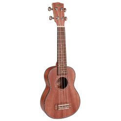   UKS-210 Korala Performer Series soprano ukulele, all sapele, with guitar machine heads