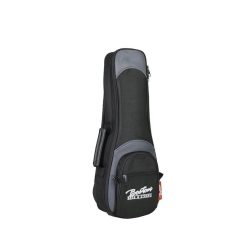   UKS-25-BG Boston Super Packer gig bag for ukulele, 25 mm. padding, black and grey, multiple pockets, soprano shape