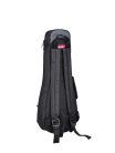 UKS-25-BG Boston Super Packer gig bag for ukulele, 25 mm. padding, black and grey, multiple pockets, soprano shape